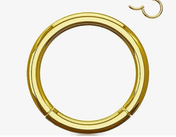 piercing helix liso gold