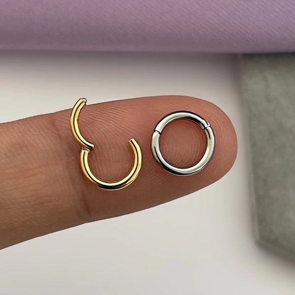 piercing helix liso gold