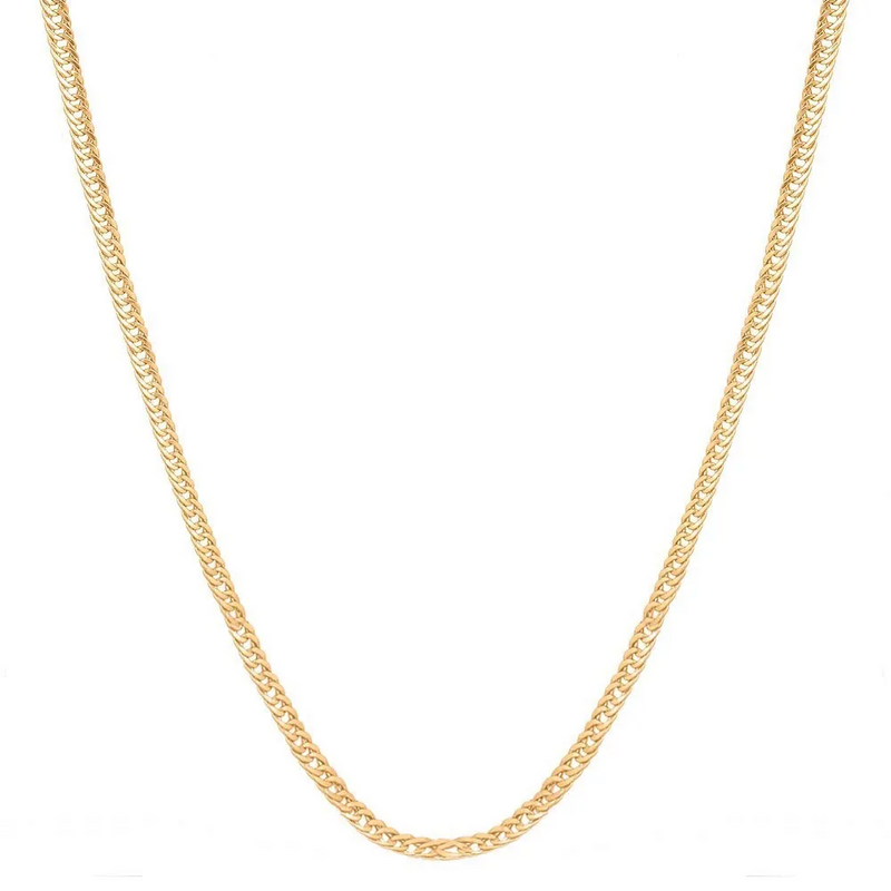 CORRENTE MASCULINA GRUMET GOLD 70CM